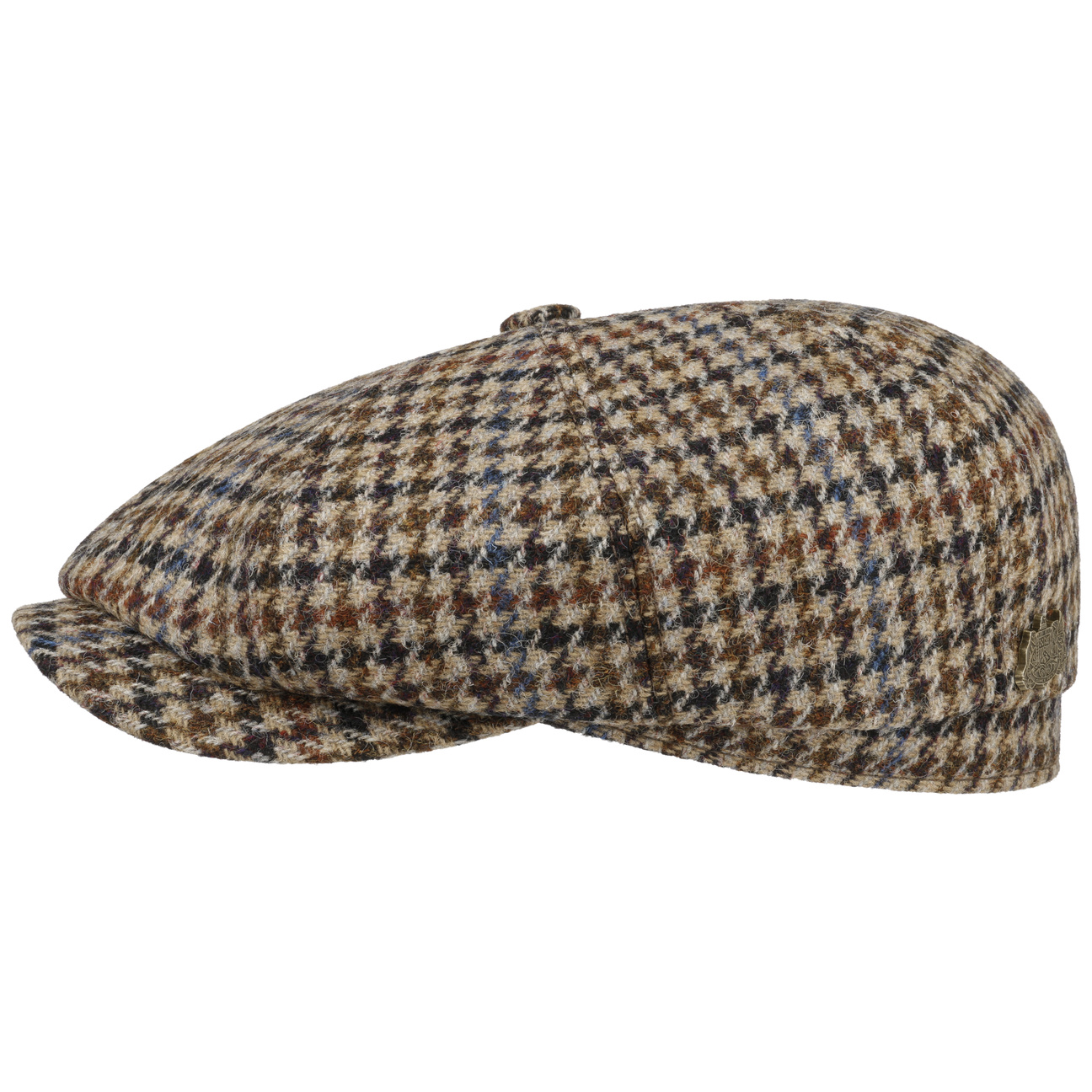 Hatteras Houndstooth Tweed Flatcap by Stetson von Stetson