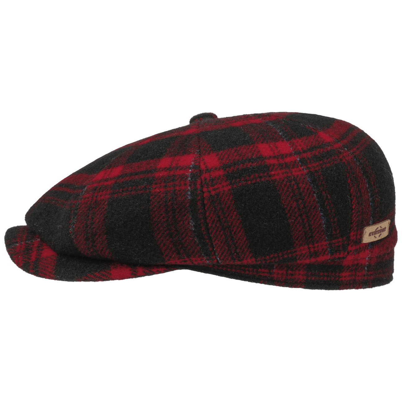 Hatteras Shadow Plaid Flatcap by Stetson von Stetson