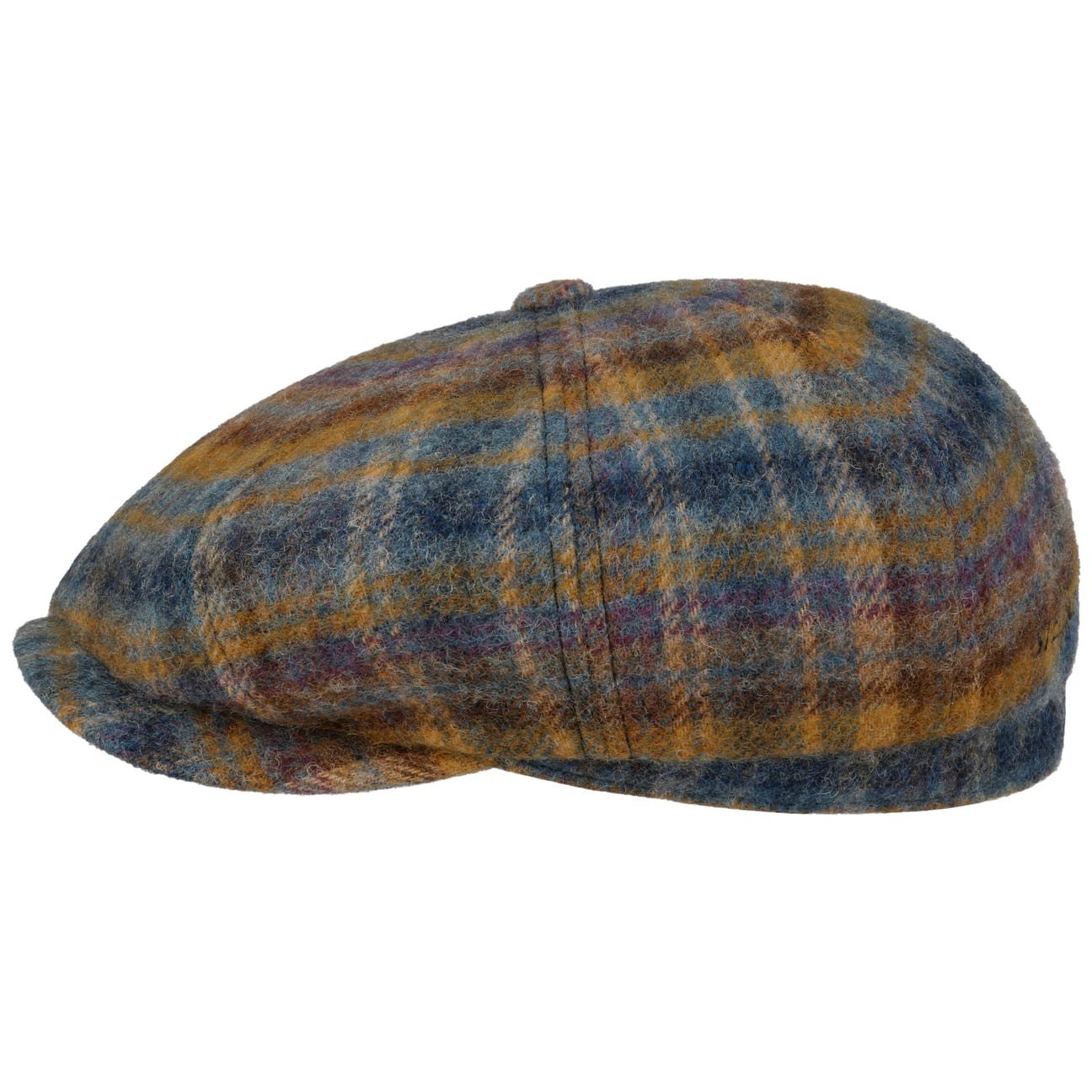 Hatteras Shetland Plaid Flatcap by Stetson von Stetson