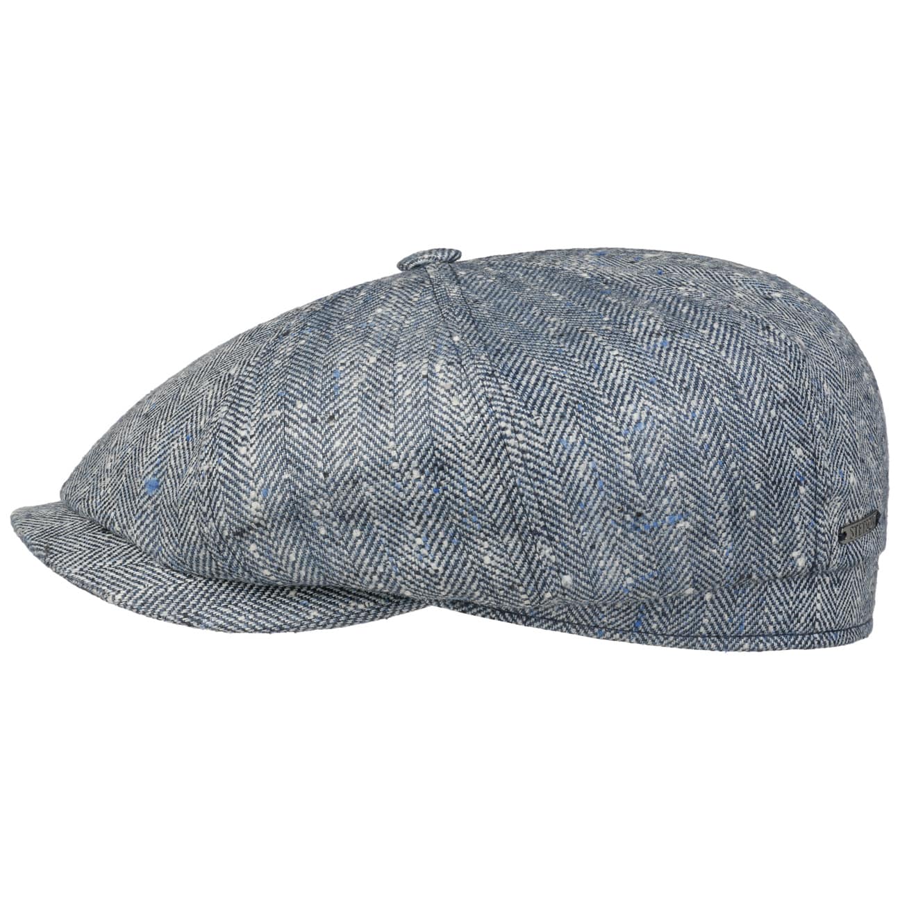 Hatteras Tweed Herringbone Flatcap by Stetson von Stetson