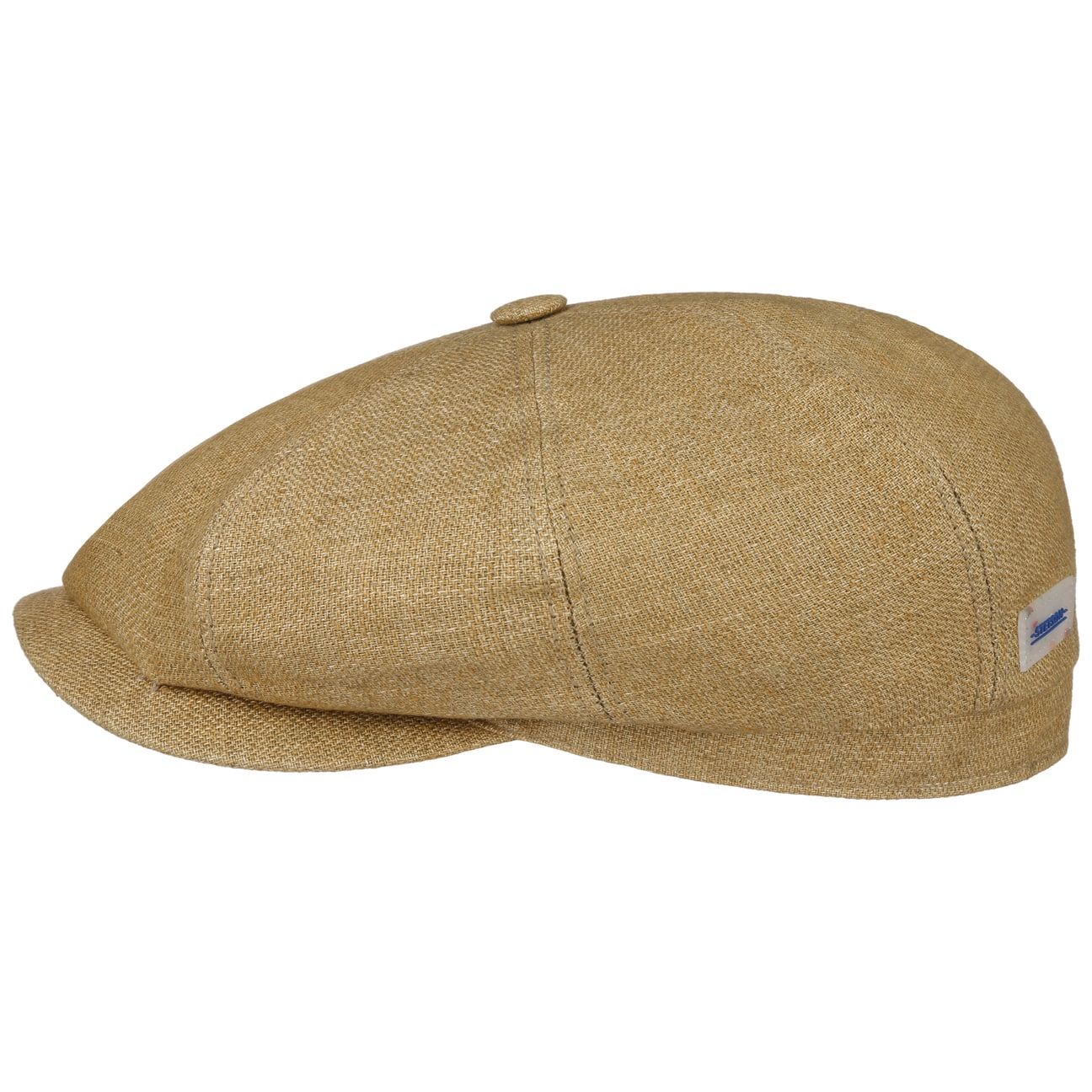 Hatteras Uni Sustainable Linen Flatcap by Stetson von Stetson