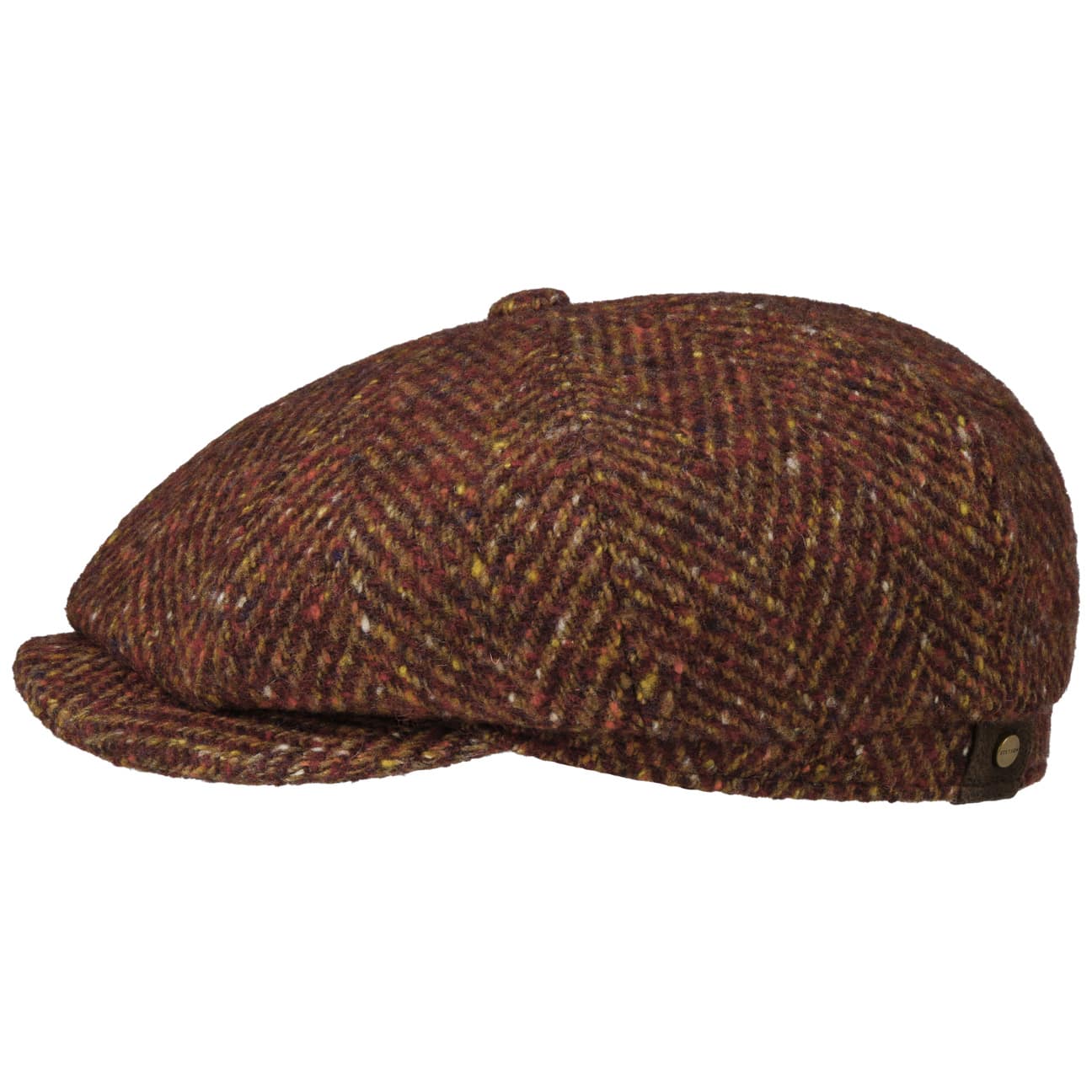 Hatteras Wool Colour Neps Flatcap by Stetson von Stetson