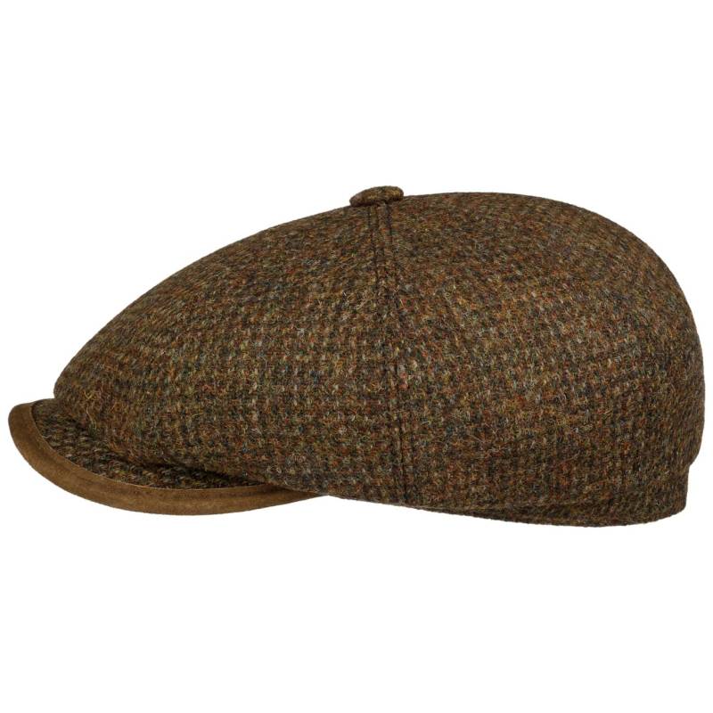 Hatteras Wool Harris Tweed Flatcap by Stetson von Stetson