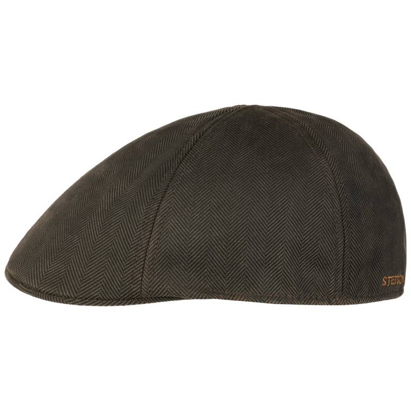 Herringbone Duck Flatcap by Stetson von Stetson