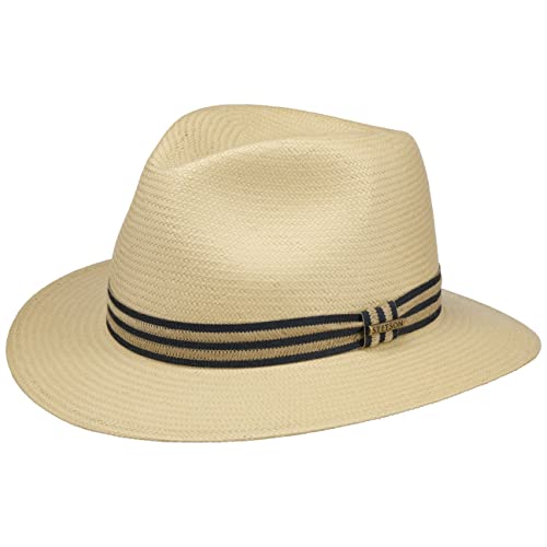 Stetson Altadena Toyo Traveller Strohhut Sommerhut Sonnenhut Strandhut Damen/Herren - Frühling-Sommer - XXL (62-63 cm) Natur von Stetson