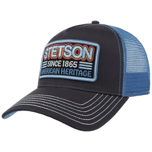 Stetson American Heritage Since 1865 Trucker Snapback Cap Herren Sommer dunkelblau One Size von Stetson