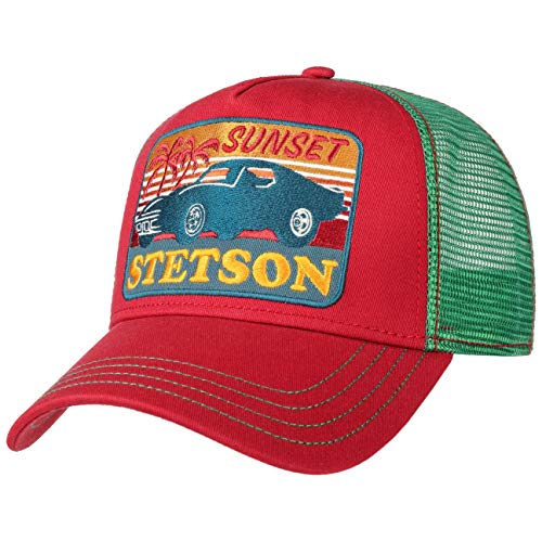 Stetson Herren Amerikanische Trucker-Mütze Rot EIN Größe von Stetson