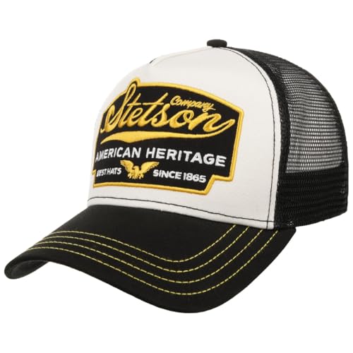Stetson American Heritage Trucker Cap Basecap Baseballcap Meshcap Snapback Truckercap schwarz One Size Small Stetson American Heritage Trucker Cap Basecap Baseballcap Meshcap Snapback Truckercap schwarz One Size Small von Stetson
