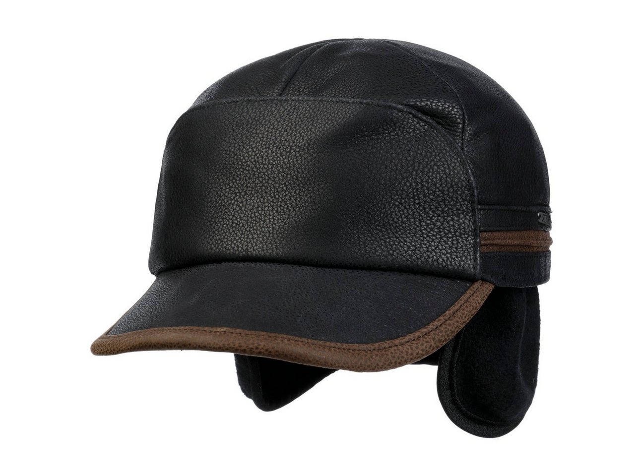 Stetson Baseball Cap (1-St) Ledermütze Hinten geschlossen von Stetson