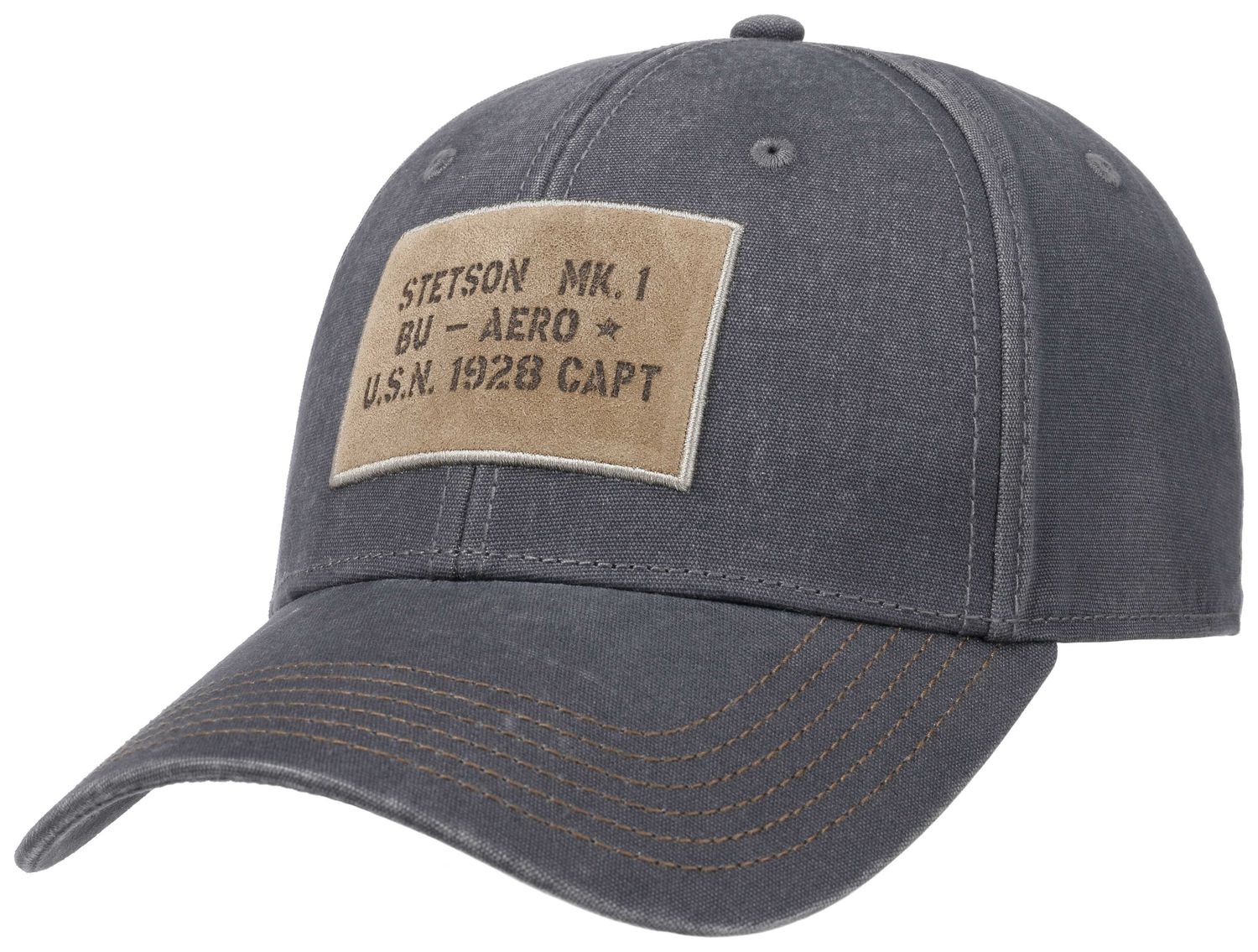 Stetson Baseball-Cap aus Baumwolle mit Retro "Aero"-Patch von Stetson