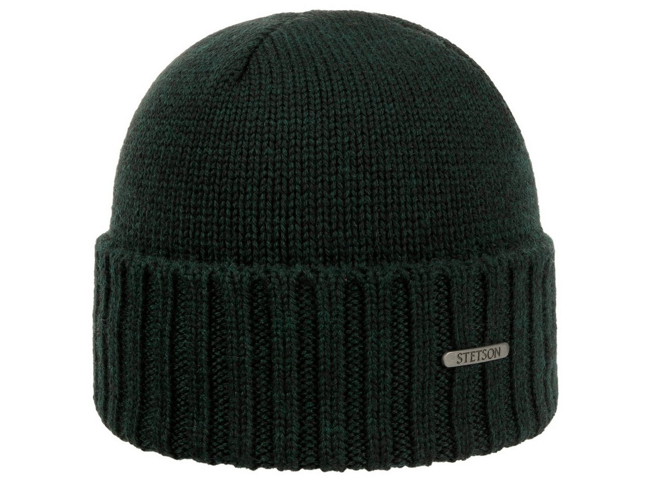 Stetson Beanie (1-St) Strickmütze mit Umschlag, Made in Italy von Stetson
