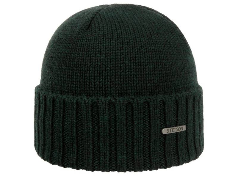 Stetson Beanie (1-St) Strickmütze mit Umschlag, Made in Italy von Stetson