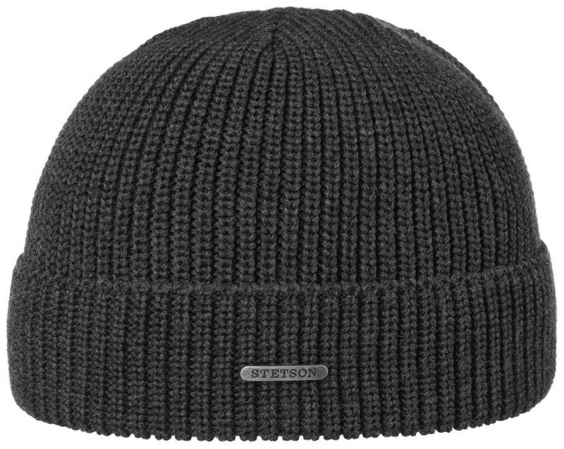 Stetson Beanie Finley Merinowolle Umschlag-Strickmütze von Stetson