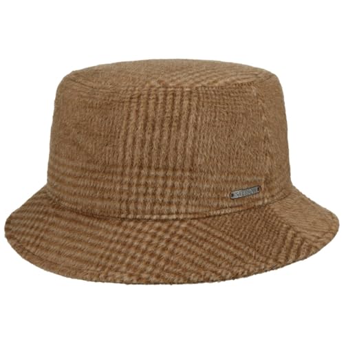 Stetson Brownfield Bucket Hat Wollhut Herren Made in Germany braun-beige M (56-57 cm) von Stetson