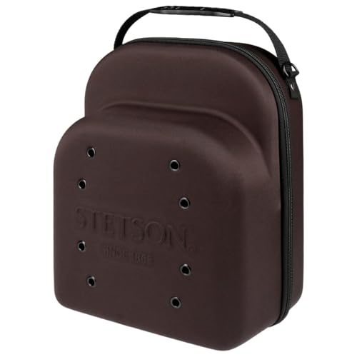 Stetson Cap Carrier Transporttasche Schutz Aufbewahrung Reise-Accessoire Unisex Ganzjährig braun One Size von Stetson