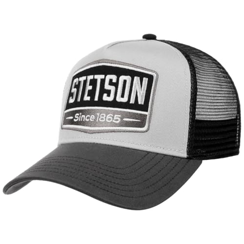 Stetson Highway Trucker Cap Snapback Baumwolle One Size Herren Sommer Winter grau-schwarz One Size Stetson Highway Trucker Cap Snapback Baumwolle One Size Herren Sommer Winter grau-schwarz One Size von Stetson