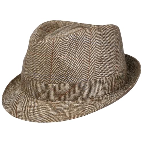 Stetson Classic Trilby Seidenhut Made in Italy Herren Sommer Winter beige-braun XL (60-61 cm) von Stetson