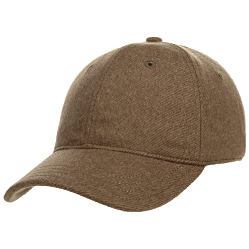 Stetson Classic Uni Kaschmircap - Kappe aus Wolle - Sportive Eleganz - Baseballcap mit Strapback-Verschluss - Herbst/Winter - Unisex Hellbraun One Size von Stetson