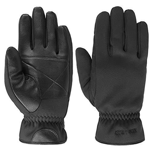 Stetson Conductive Goat Nappa Lederhandschuhe Handschuhe Fingerhandschuhe (8 1/2 HS - schwarz) von Stetson