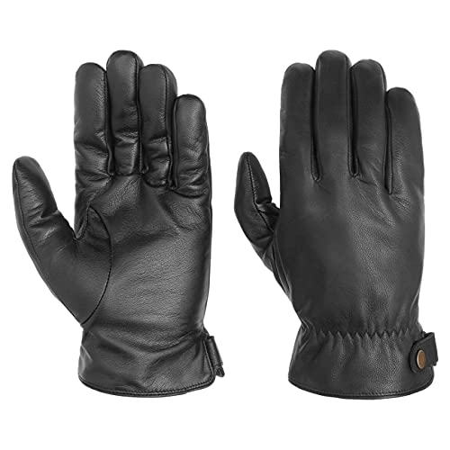 Stetson Conductive Lederhandschuhe Handschuhe Herrenhandschuhe Fingerhandschuhe (10 HS - schwarz) von Stetson