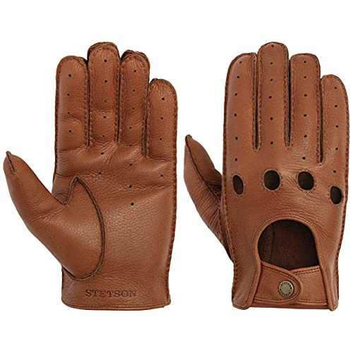 Stetson Convertible Deer Nappa Handschuhe - Handwärmer - Herren - Fingerhandschuhe aus 100% Leder - Frühjahr/Sommer braun 9 HS Stetson Convertible Deer Nappa Handschuhe - Handwärmer - Herren - Fingerhandschuhe aus 100% Leder - Frühjahr/Sommer braun 9 HS von Stetson