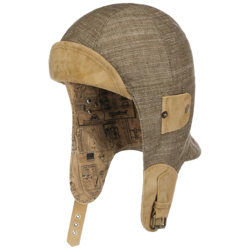 Stetson Convertible Fliegermütze Herringbone Unisex Made in Germany braun M (56-57 cm) von Stetson
