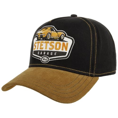 Stetson Cord Peak Garage Cap Basecap Baseballcap Herren - Snapback, mit Schirm Frühling-Sommer Herbst-Winter Frühjahr Sommer Herbst Winter - One Size schwarz-gelb Stetson Cord Peak Garage Cap Basecap Baseballcap Herren - Snapback, mit Schirm Frühling-Sommer Herbst-Winter Frühjahr Sommer Herbst Winter - One Size schwarz-gelb von Stetson