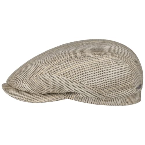 Stetson Daryll Driver Flatcap Made in Germany Unisex Sommer beige 58 cm von Stetson