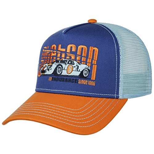 Stetson Endurance Trucker Cap Basecap Baseballcap Truckercap Meshcap Damen/Herren - Snapback, mit Schirm, Schirm Frühling-Sommer Herbst-Winter - One Size blau von Stetson