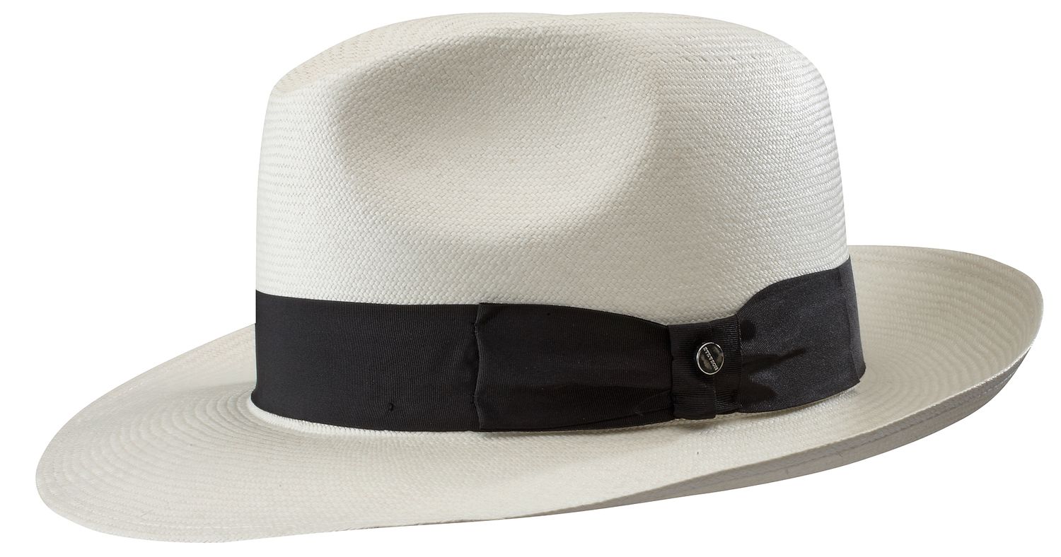 Stetson Fedora Panamahut sehr feine Flechtung UV-Schutz 40+ von Stetson