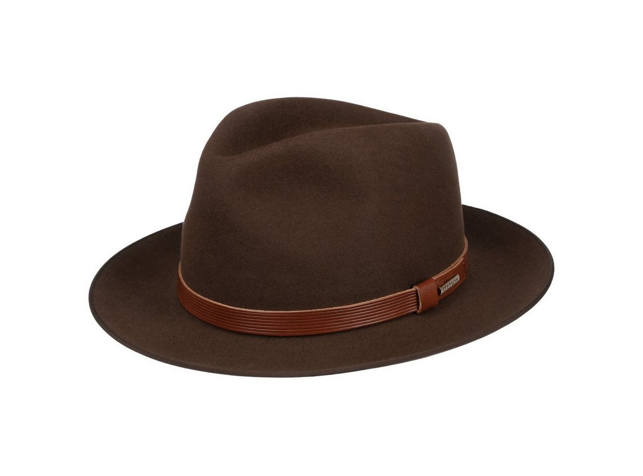 Stetson Filzhut (1-St) Fedorahut mit Lederband, Made in the EU von Stetson