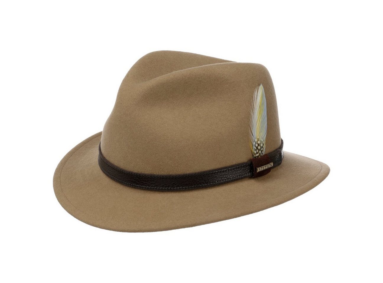 Stetson Filzhut (1-St) Filzhut mit Lederband, Made in USA von Stetson