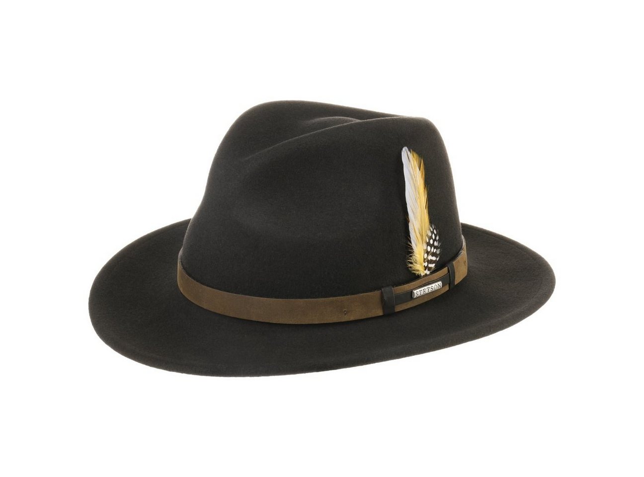 Stetson Filzhut (1-St) Wollfilz mit Lederband, Made in USA von Stetson