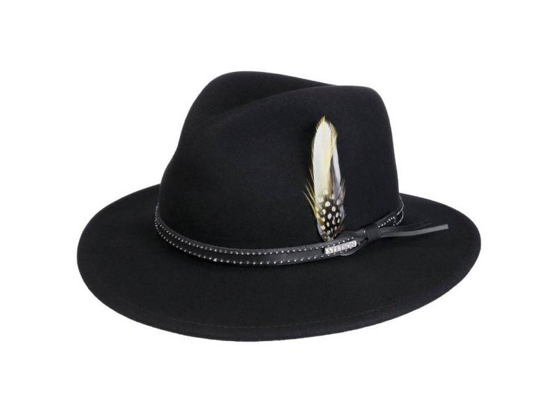 Stetson Filzhut (1-St) Wollfilzhut mit Lederband, Made in USA von Stetson