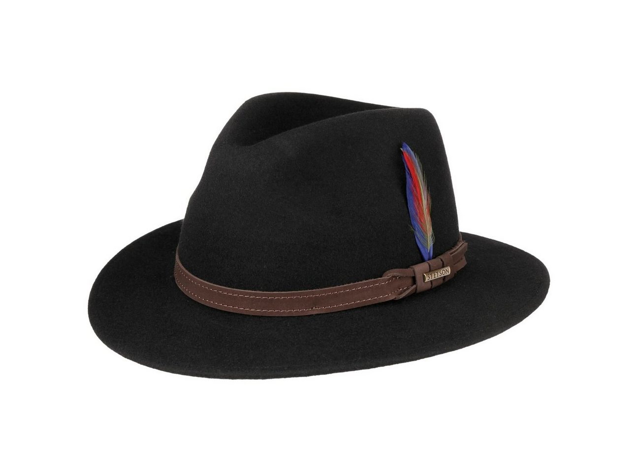 Stetson Filzhut (1-St) Wollfilzhut mit Lederband, Made in the EU von Stetson