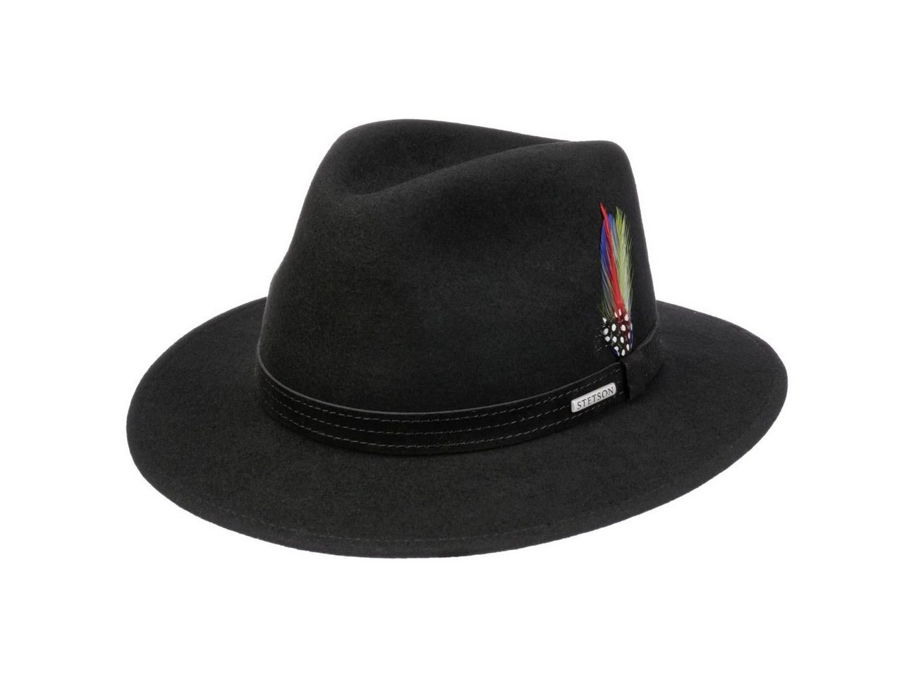 Stetson Filzhut (1-St) Wollfilzhut mit Lederband, Made in the EU von Stetson