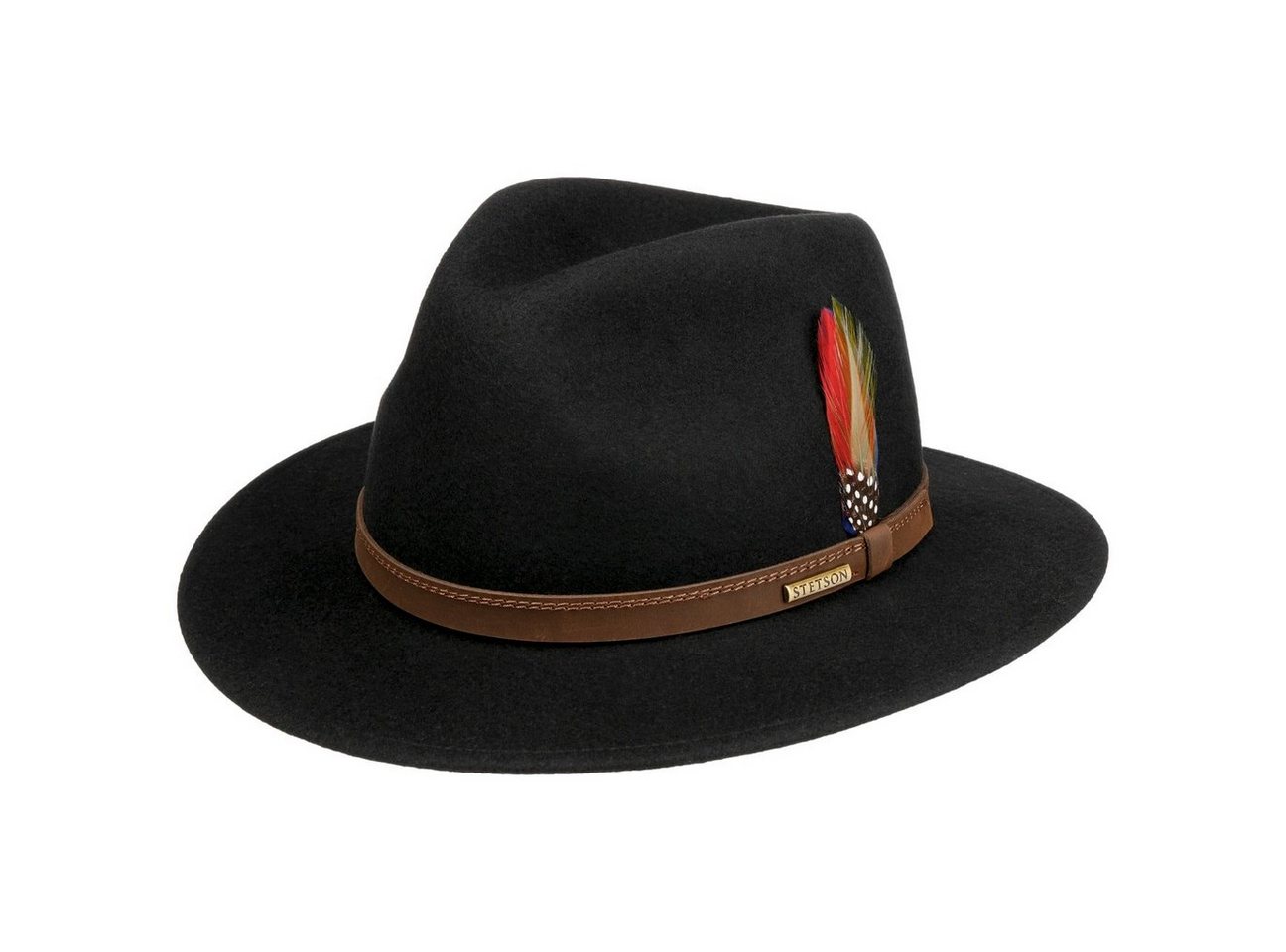 Stetson Filzhut (1-St) Wollfilzhut mit Lederband, Made in the EU von Stetson