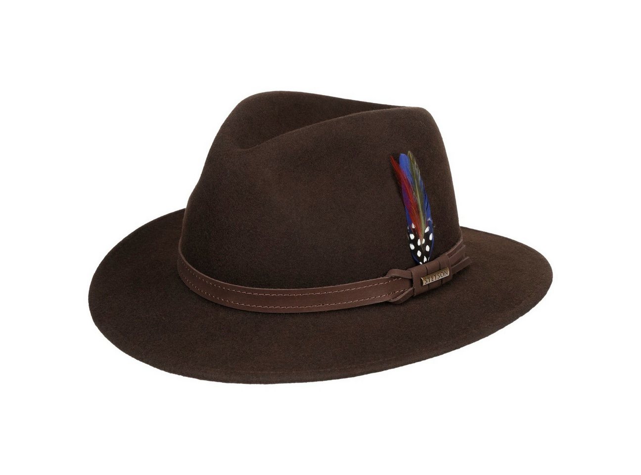 Stetson Filzhut (1-St) Wollfilzhut mit Lederband, Made in the EU von Stetson