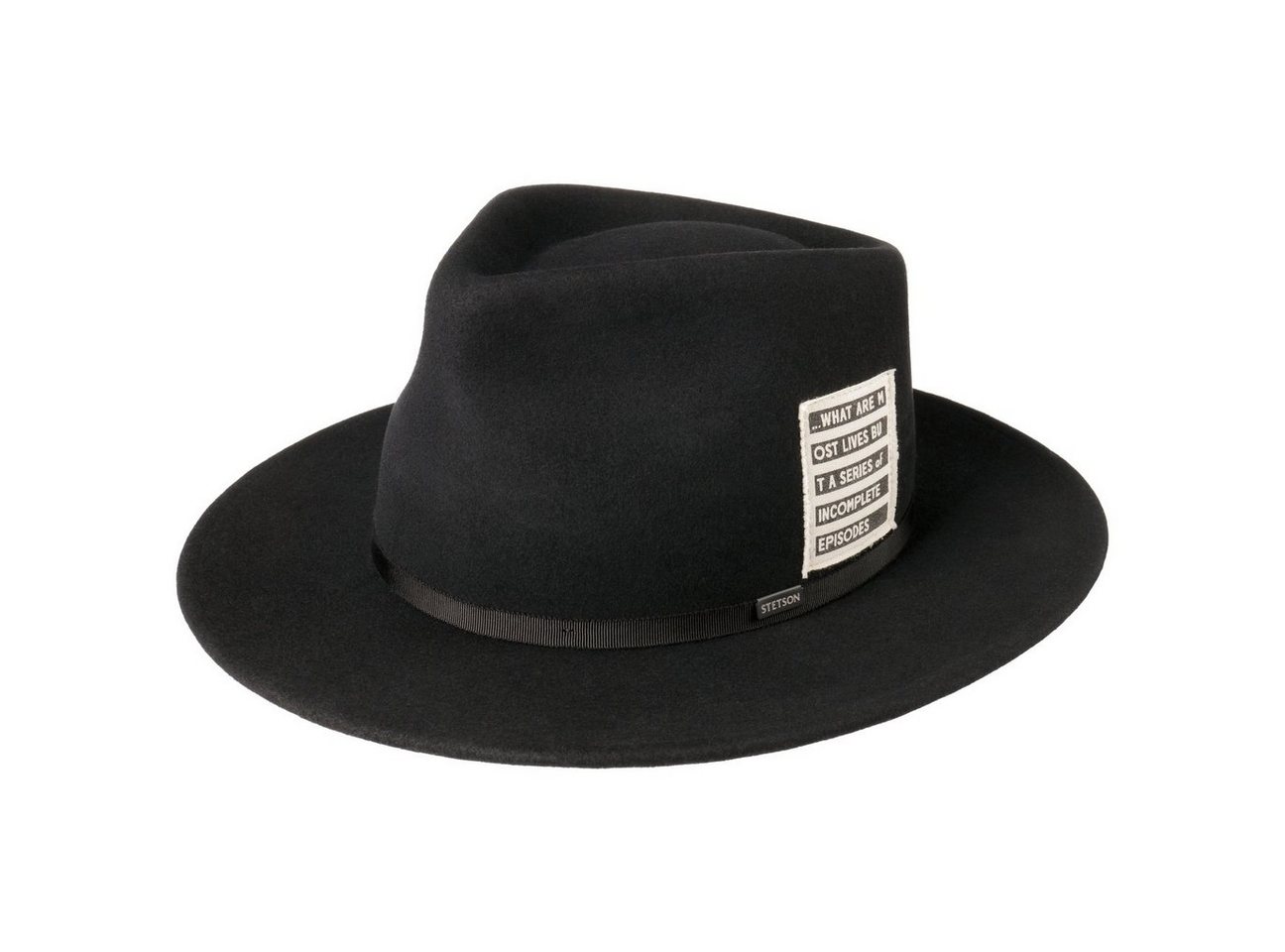 Stetson Filzhut (1-St) Wollfilzhut mit Ripsband von Stetson