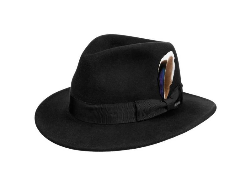 Stetson Filzhut (1-St) Wollfilzhut mit Ripsband von Stetson