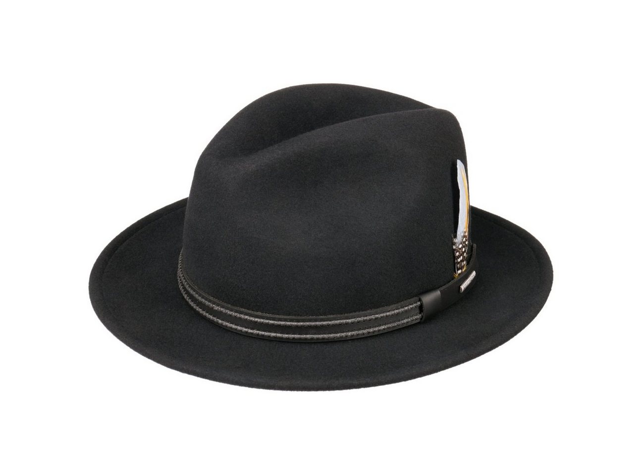 Stetson Filzhut (1-St) Wollhut mit Lederband, Made in USA von Stetson