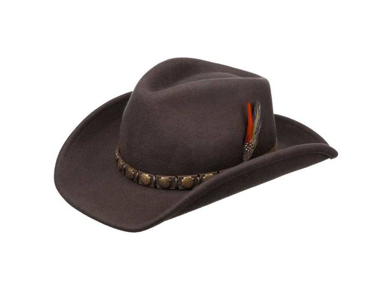 Stetson Filzhut Hackberry Westernhut Rodeohut mit Lederband von Stetson
