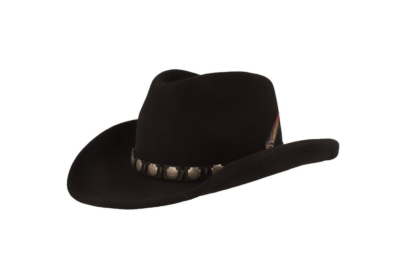 Stetson Filzhut Hackberry Westernhut Rodeohut mit Lederband von Stetson