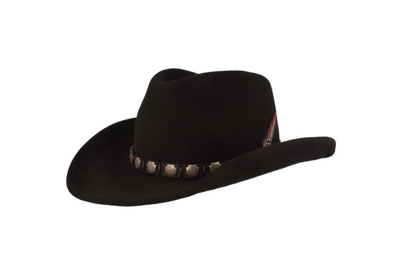 Stetson Filzhut Hackberry Westernhut Rodeohut mit Lederband von Stetson