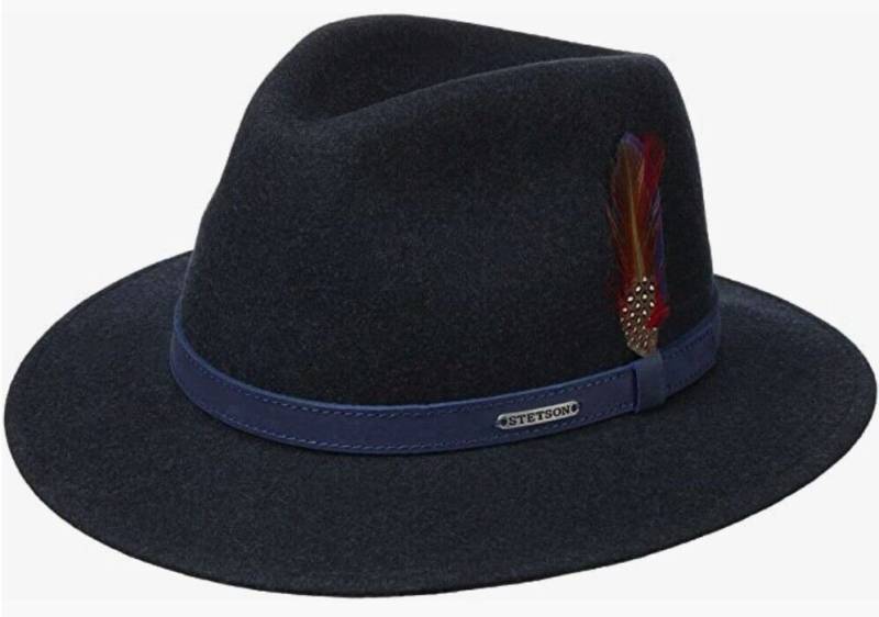 Stetson Filzhut Powell Woolfelt mit Feder von Stetson