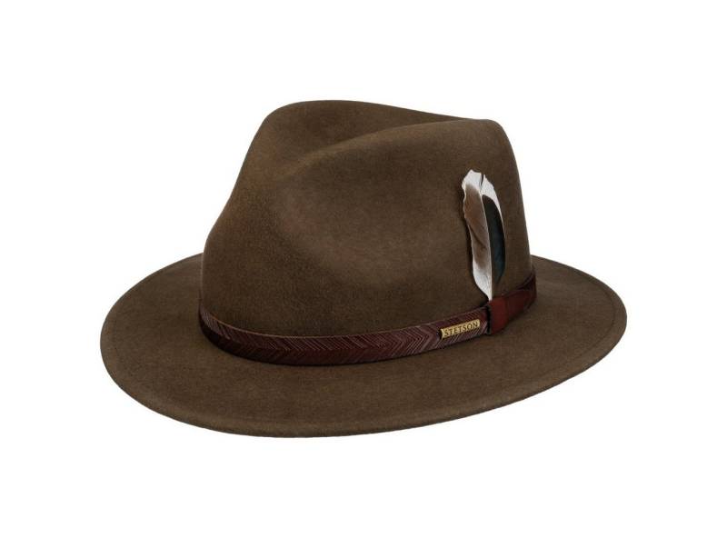 Stetson Filzhut (1-St) Wollfilzhut mit Lederband von Stetson