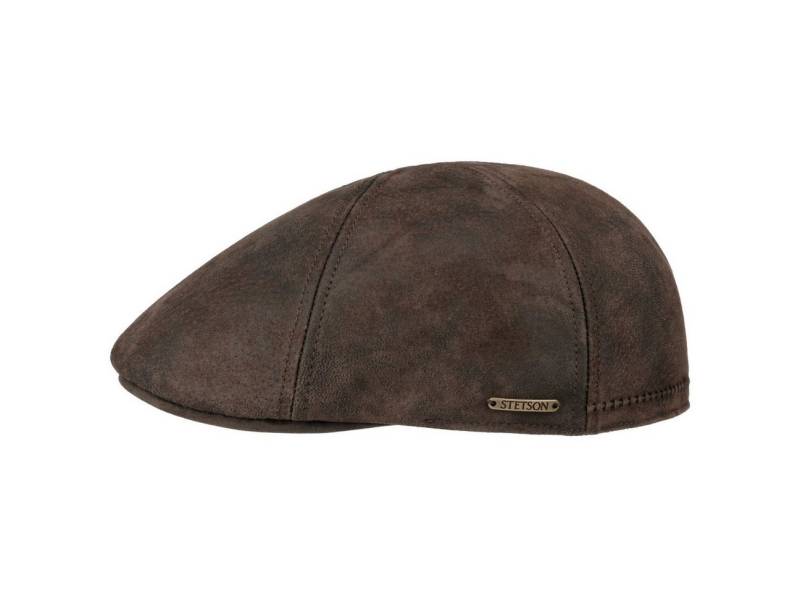 Stetson Flat Cap (1-St) Ledercap mit Schirm von Stetson