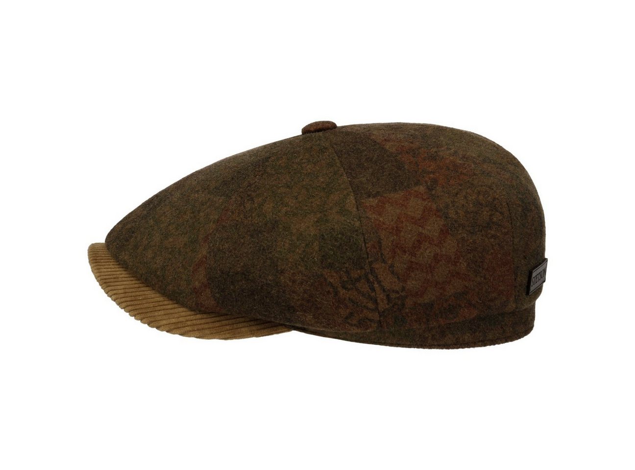 Stetson Flat Cap (1-St) Schirmmütze mit Schirm, Made in the EU von Stetson