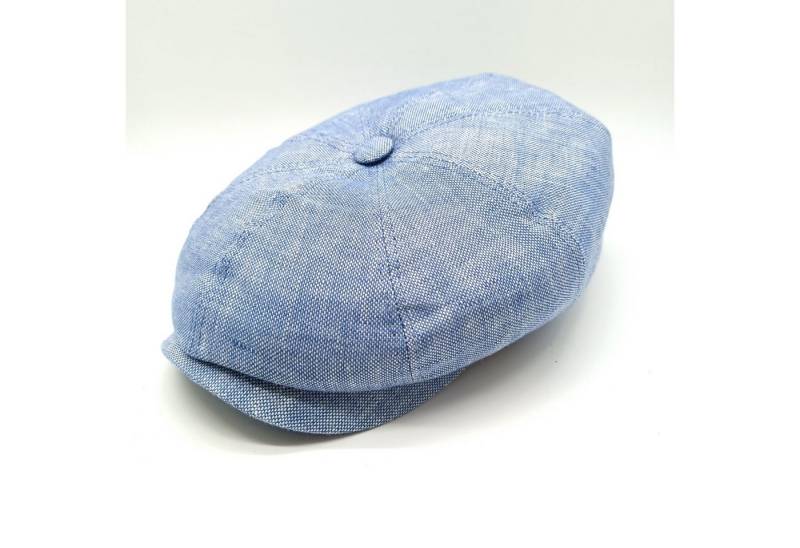 Stetson Flat Cap Newsboy Cap Hatteras Linen bleu Stetson Flat Cap Newsboy Cap Hatteras Linen bleu von Stetson