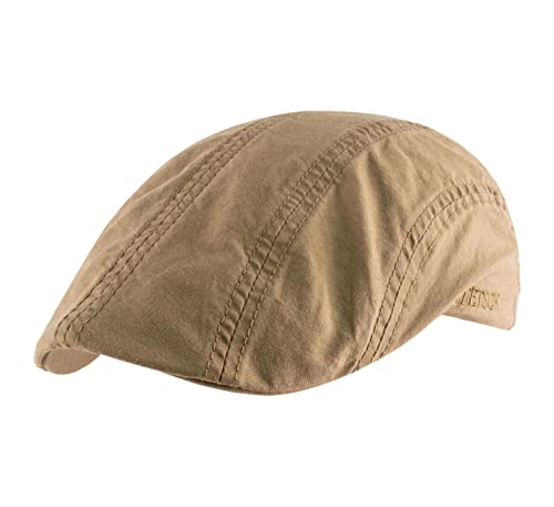 Stetson - Flatcap, Schiebermütze, Newsboy Cap Madison Delave - Size S - 76-Camel Stetson - Flatcap, Schiebermütze, Newsboy Cap Madison Delave - Size S - 76-Camel von Stetson